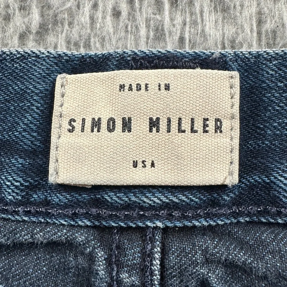 Simon Miller Men's Selvedge Narrow‎ Jeans Dark Wash 29x32 Made In USA Button Fly